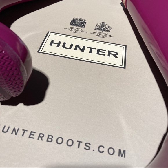 Hunter tall boots violet US 6, UK 4, 37 - Picture 2 of 11